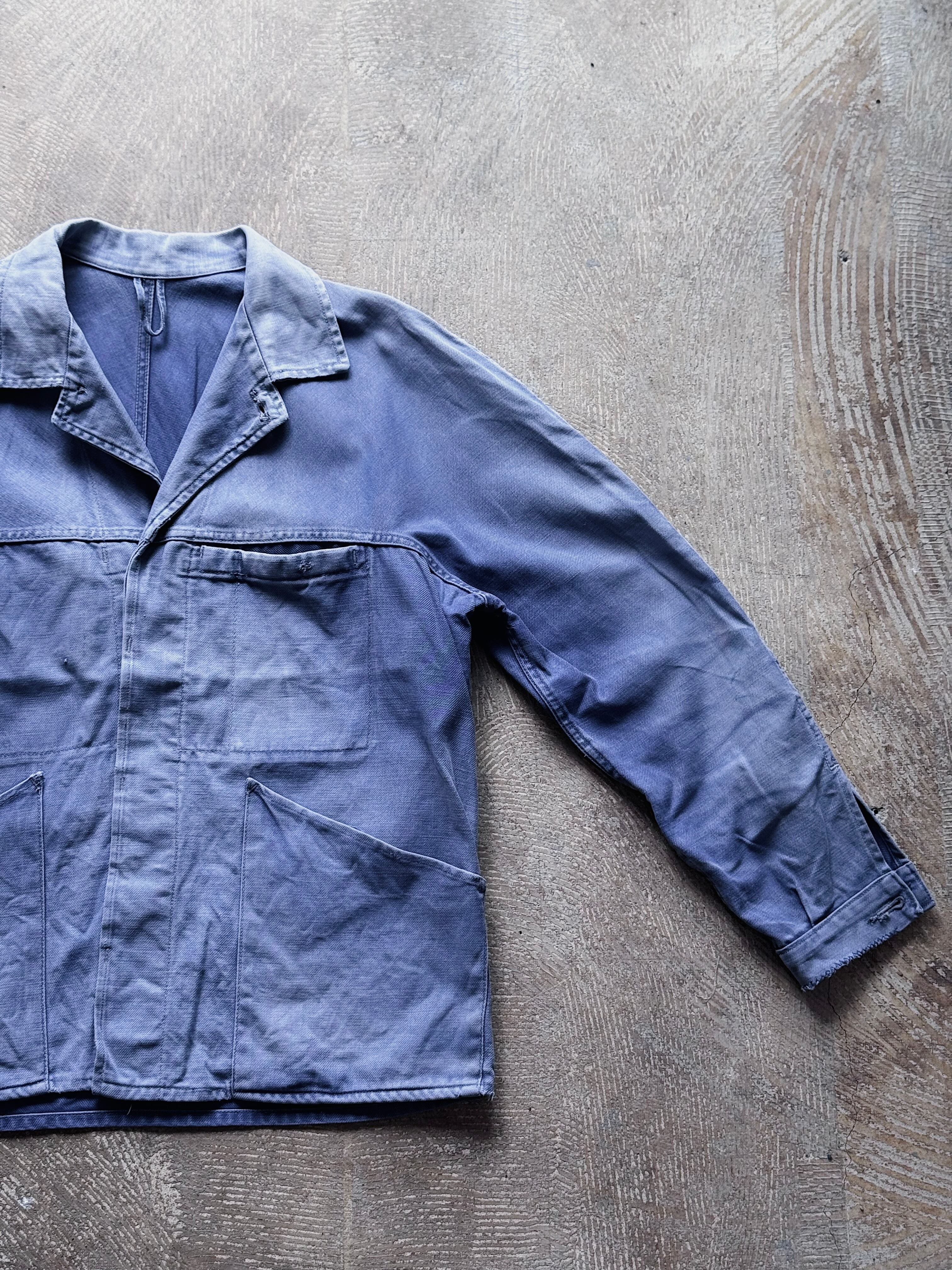 french vintage- faded euro work jacket | 弥勒 -MIROKU-