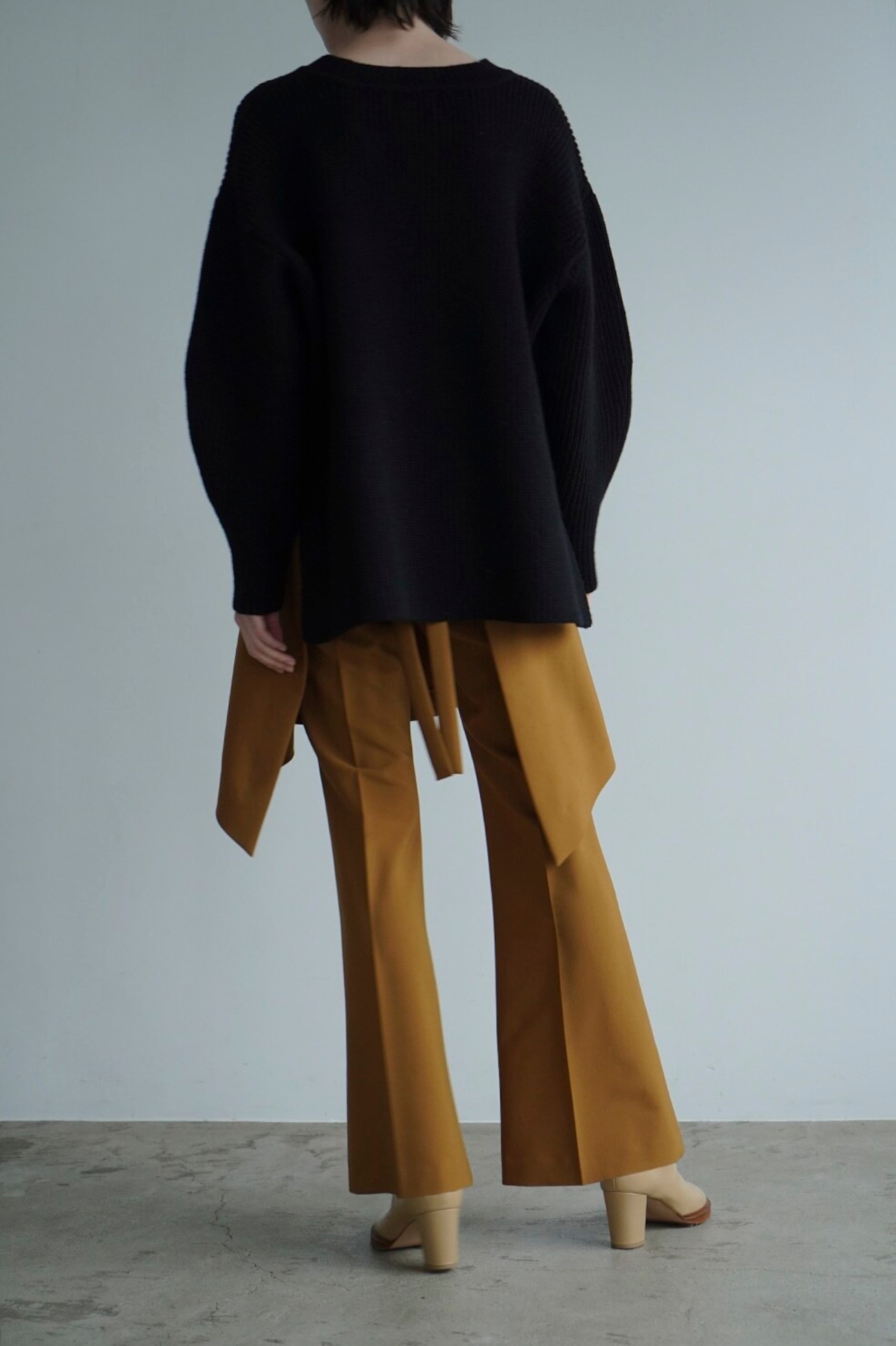 CLANE クラネ　ROLL SKIRT LAYERD PANTS