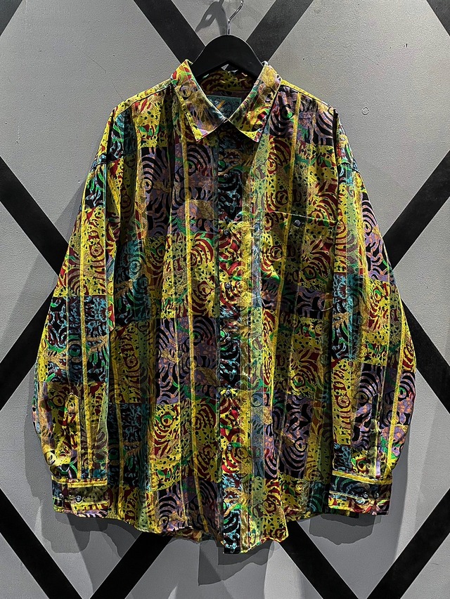 【X VINTAGE】Mysterious Pattern Vintage Loose Shirts