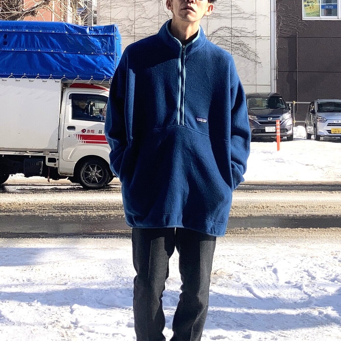 TAILHIGH テールハイ フリースピータートップ サイズML ブルー 00S patagonia Synchilla Marsupial Fleece【About XXL】 | drop by