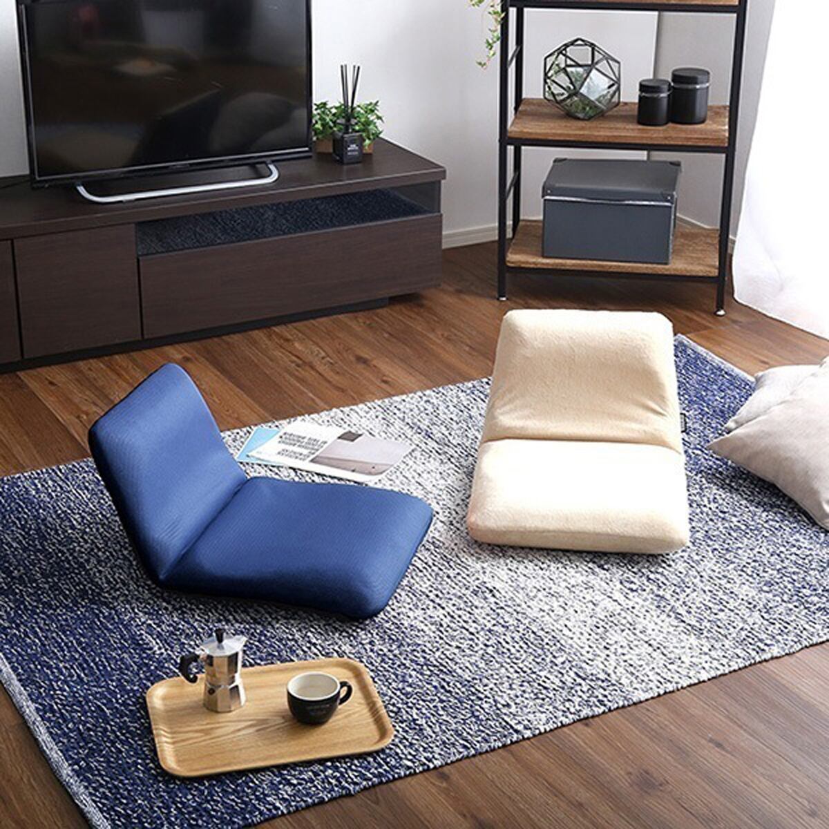 美姿勢習慣 コンパクトなリクライニング座椅子 Sサイズ 日本製 背もたれ14段階