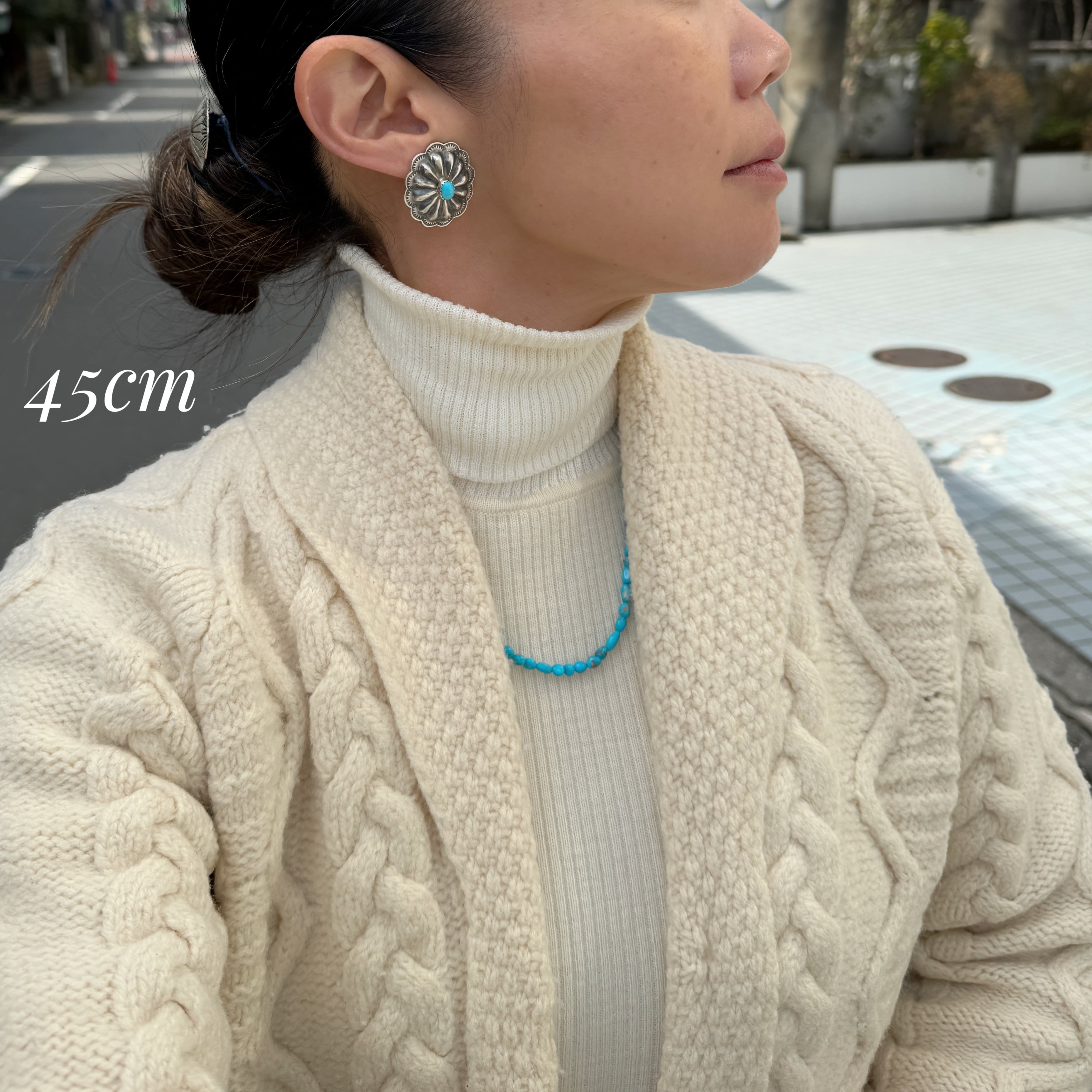 Indian Jewelry》スリーピングビューティー ターコイズ コンチョ