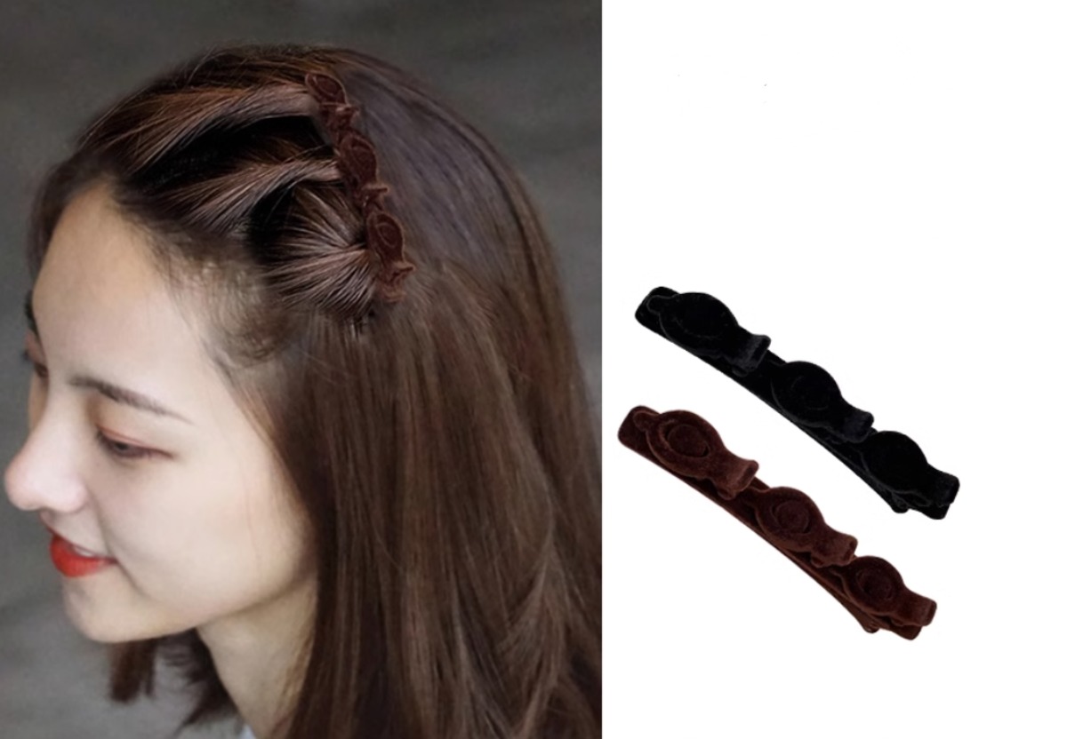 簡単ヘアアレンジ☆ヘアアクセサリー クリップ】 ヘアクリップ