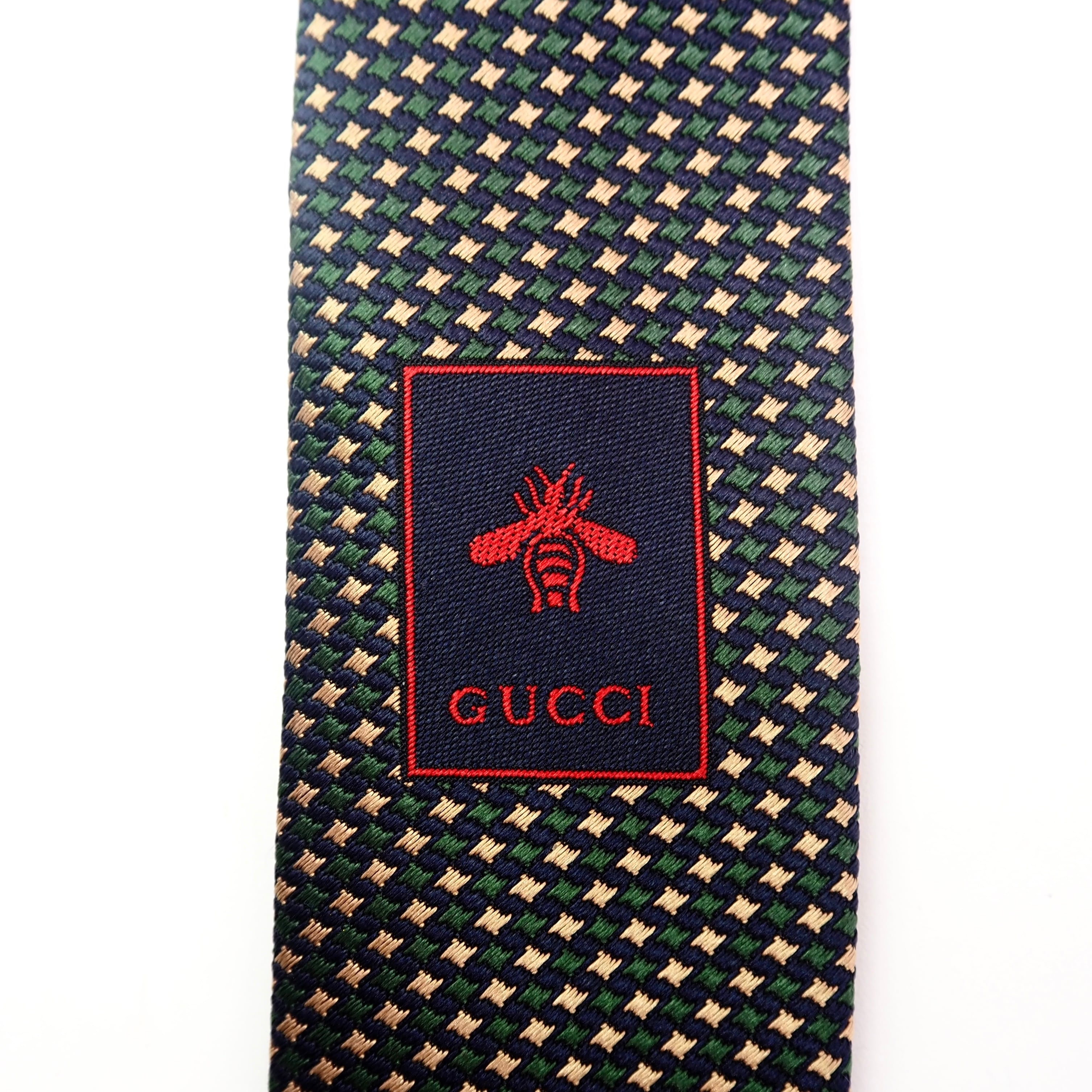 GUCCI アニマリエ ビー シェリーライン シルクネクタイ シルク グッチ