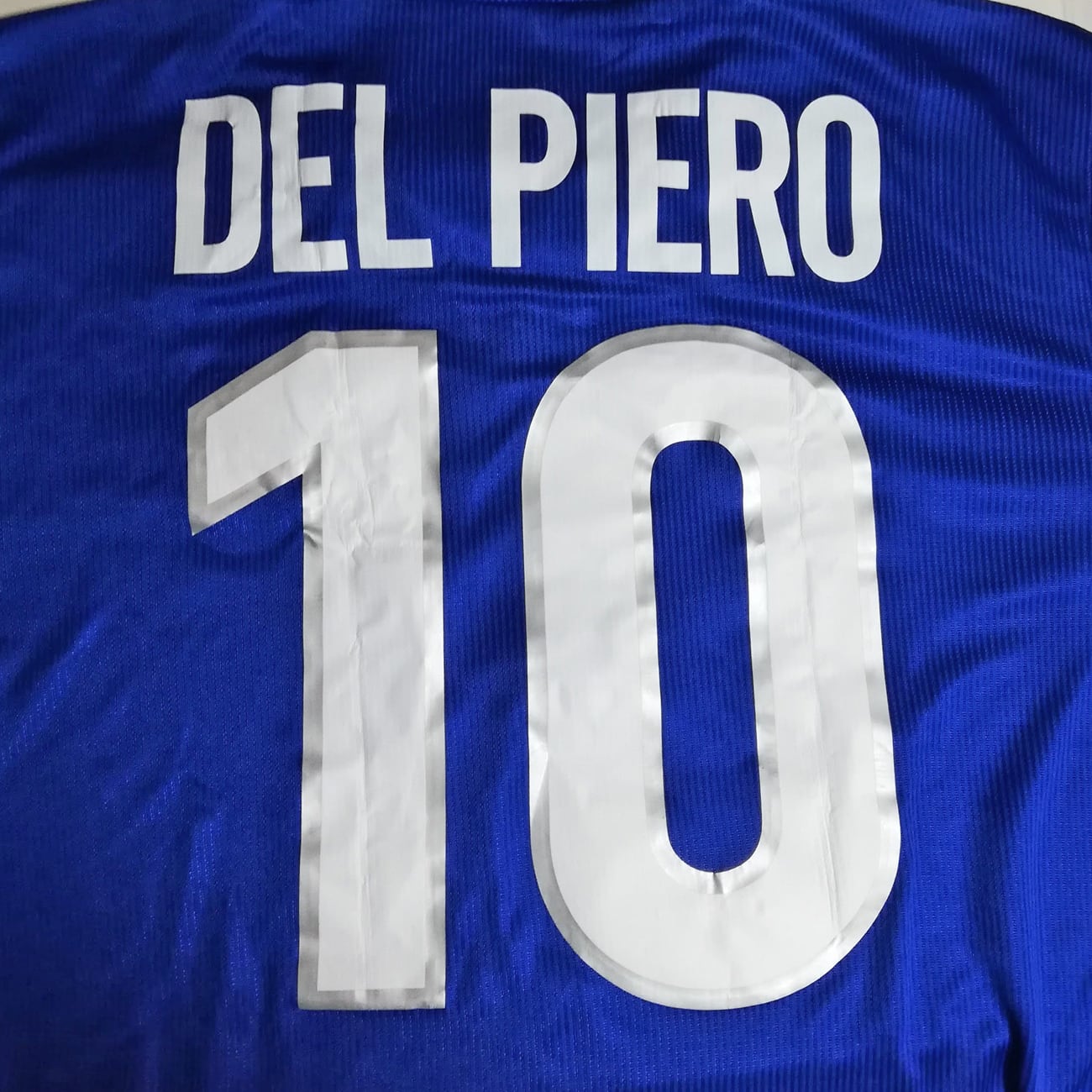 イタリア代表 1998 Nike ホーム半袖 1998WC仕様 #10 DEL PIERO デル ...