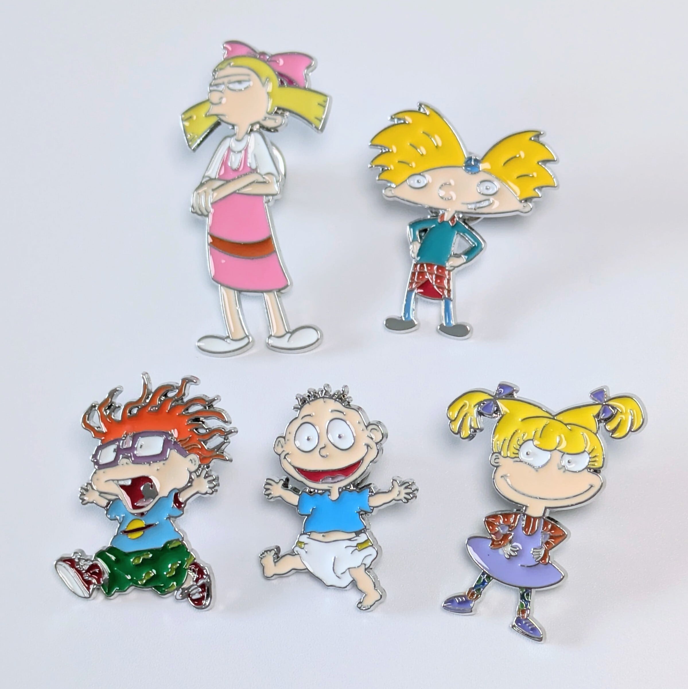 ⚡️SPECIAL PRICE‼️⚡️送料無料!★ピンズ PINS★ピンバッジ【 Rugrats ( ラグラッツ ) / Hey Arnold!(ヘイ・アーノルド!)】Nickelodeon(ニコロデオン)人気キャラ5P SET / ピンズ5個セット〚アメリカン雑貨 アメトイ〛