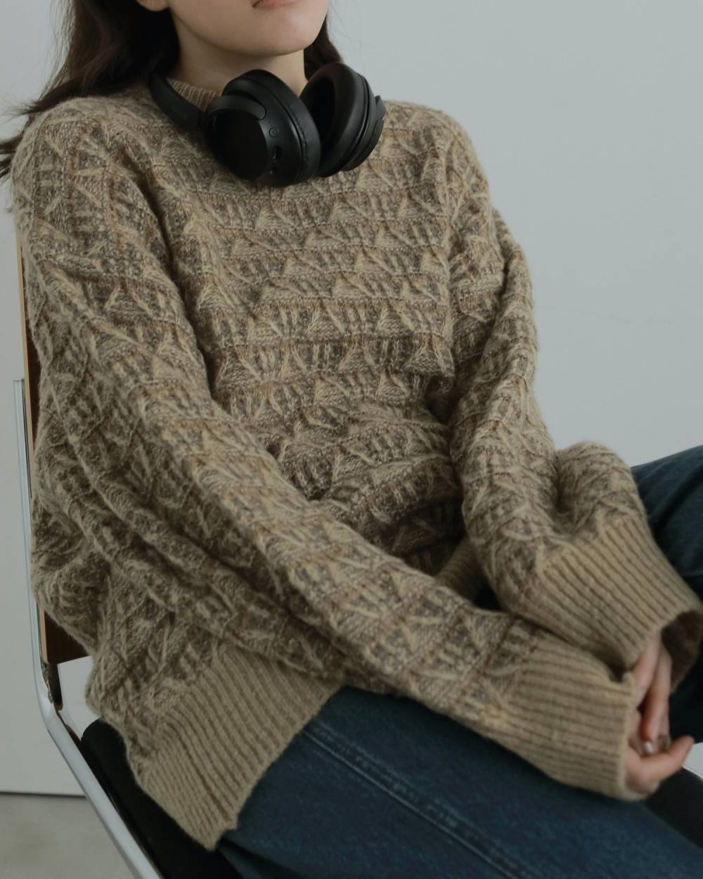 トップス anuke Tucked Pattern Knit anuke(アンヌーク) Tucked Pattern Knit | サウスオレンジ｜メンズ