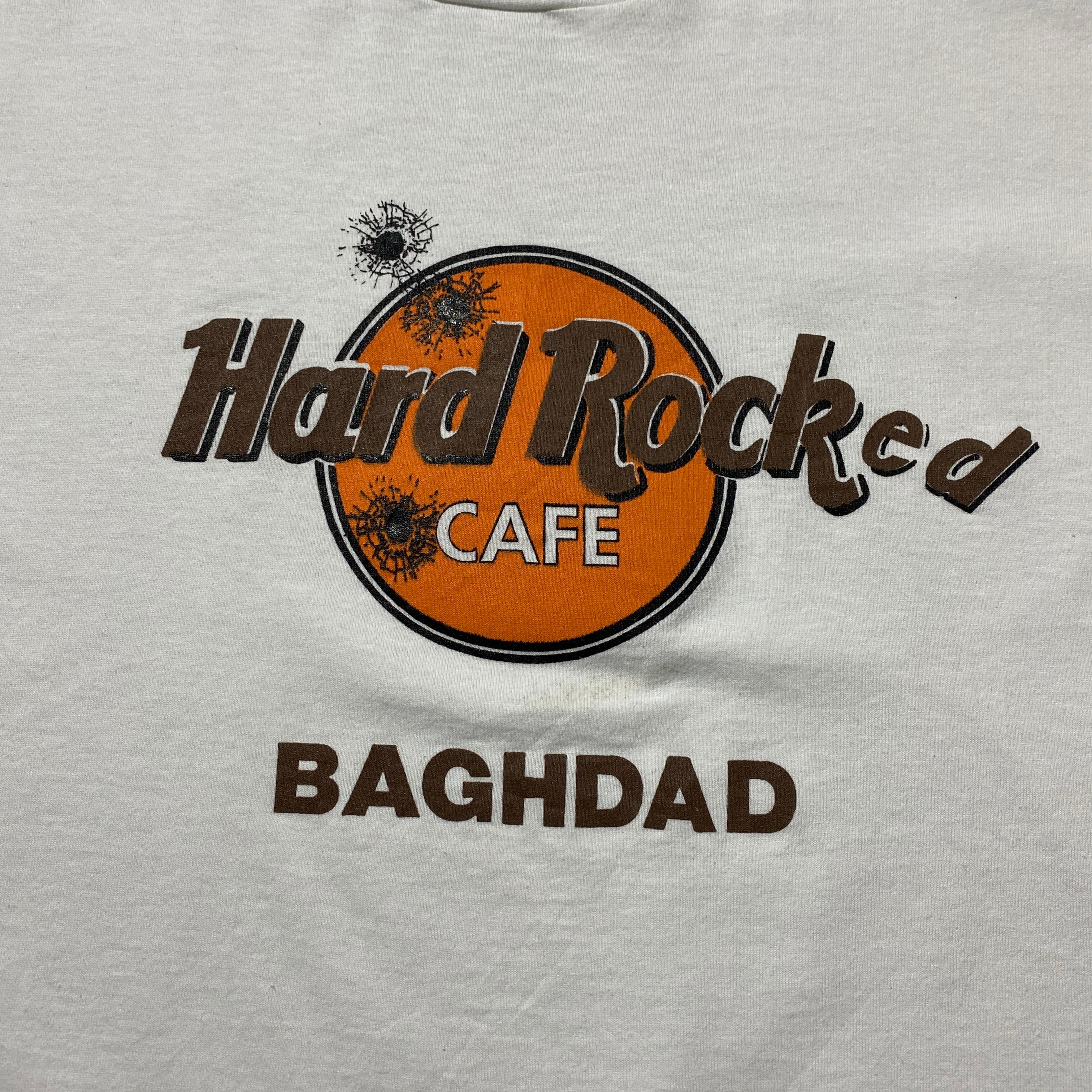 USA製】90's Hard Rock Cafe Baghdad ハードロックカフェ バグダッド