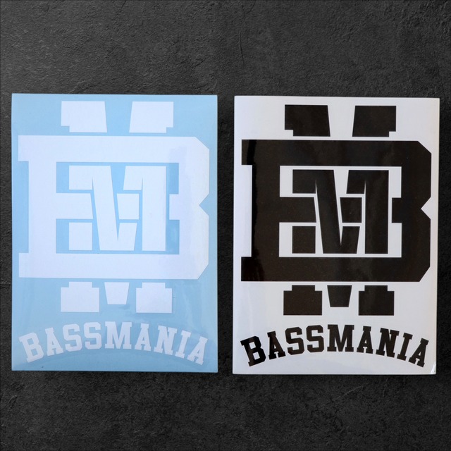 BMロゴカッティングステッカー L  [H18.0×W13.0]