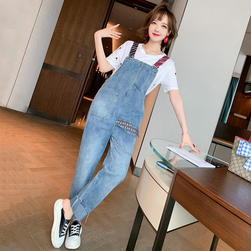 ストライプスタイル薄手ジーンズ スプリング 春物 MIUCO95284743877