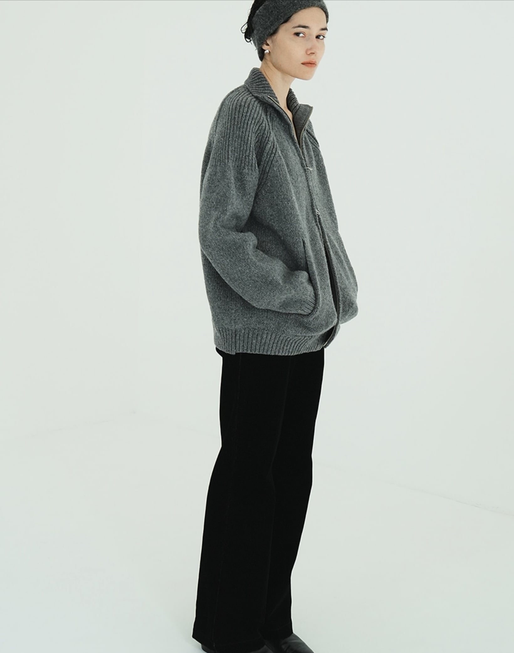 トップス CLANE POCKET ZIP KNIT TOPS CLANE POCKET ZIP KNIT TOPS（ニット／セーター）｜BOICE FROM