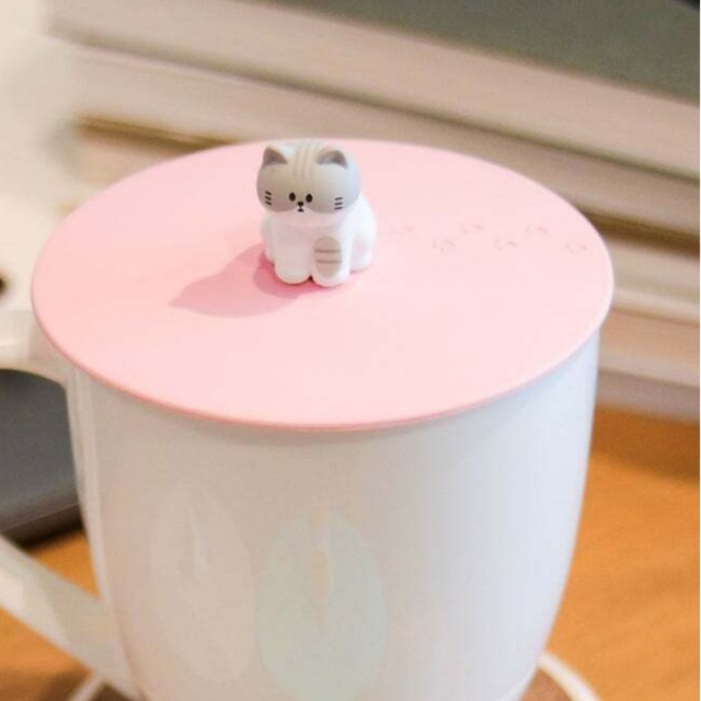 シリコンカップカバー《MY HOME CAT-マイホームキャット-》(Pink)