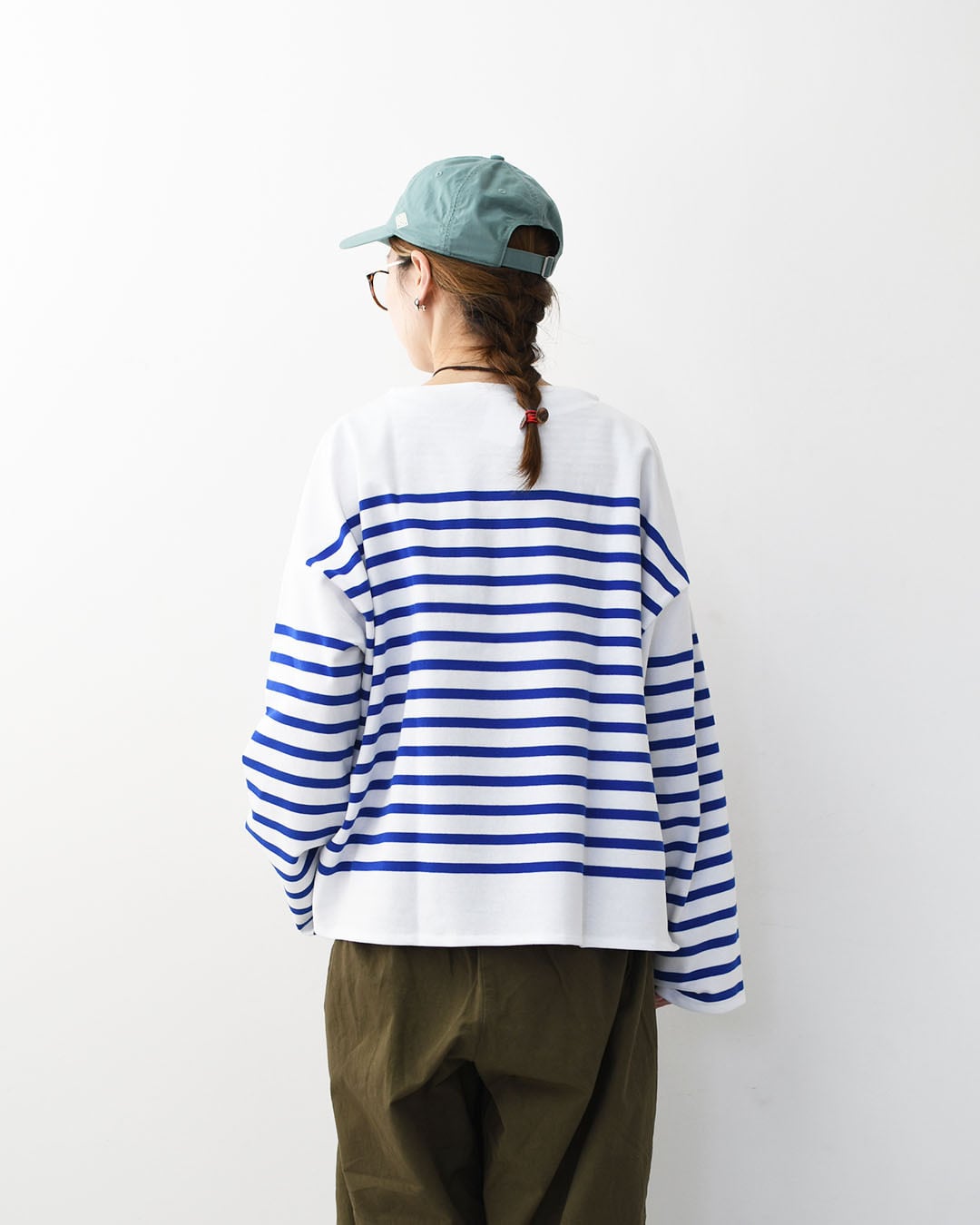 ORCIVAL [オーチバル・オーシバル] Rachel Boat Neck Wide Sailor T