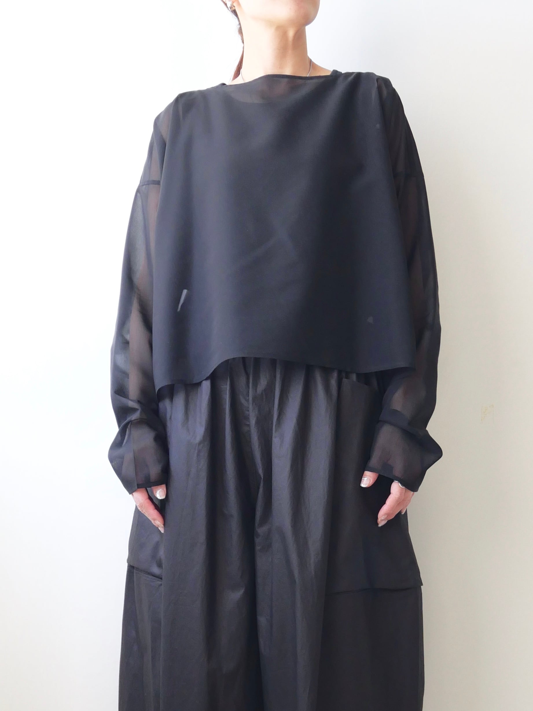 TENNE HANDCRAFTED MODERN / Organza pullover