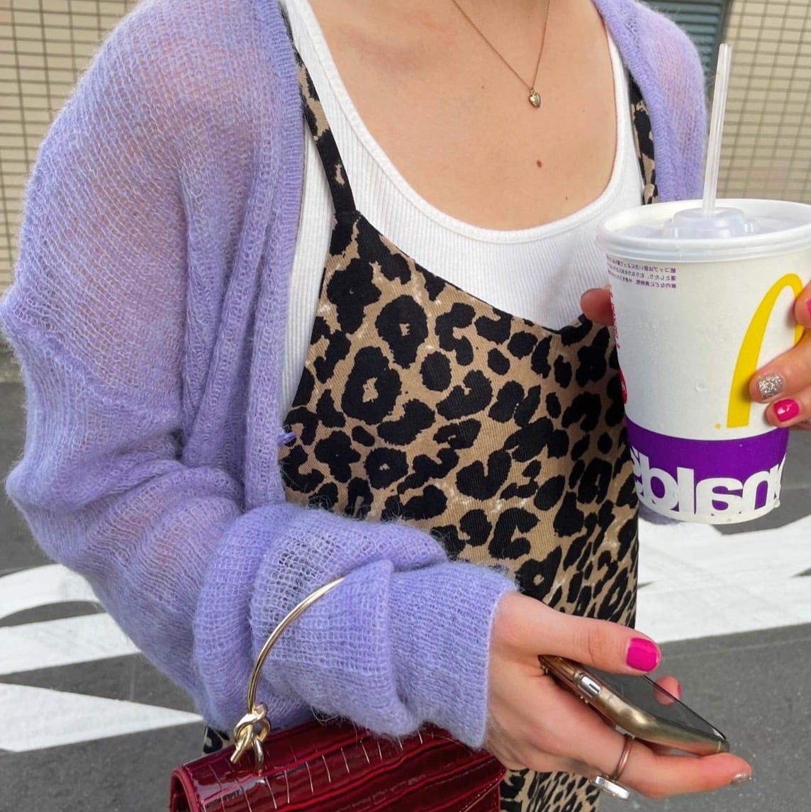 leopard camisole dress_LN0498