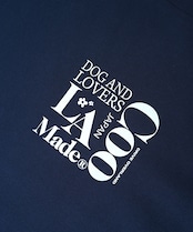Dog & LOVERS プリントルーズTシャツ (WHITE) CQ-49012