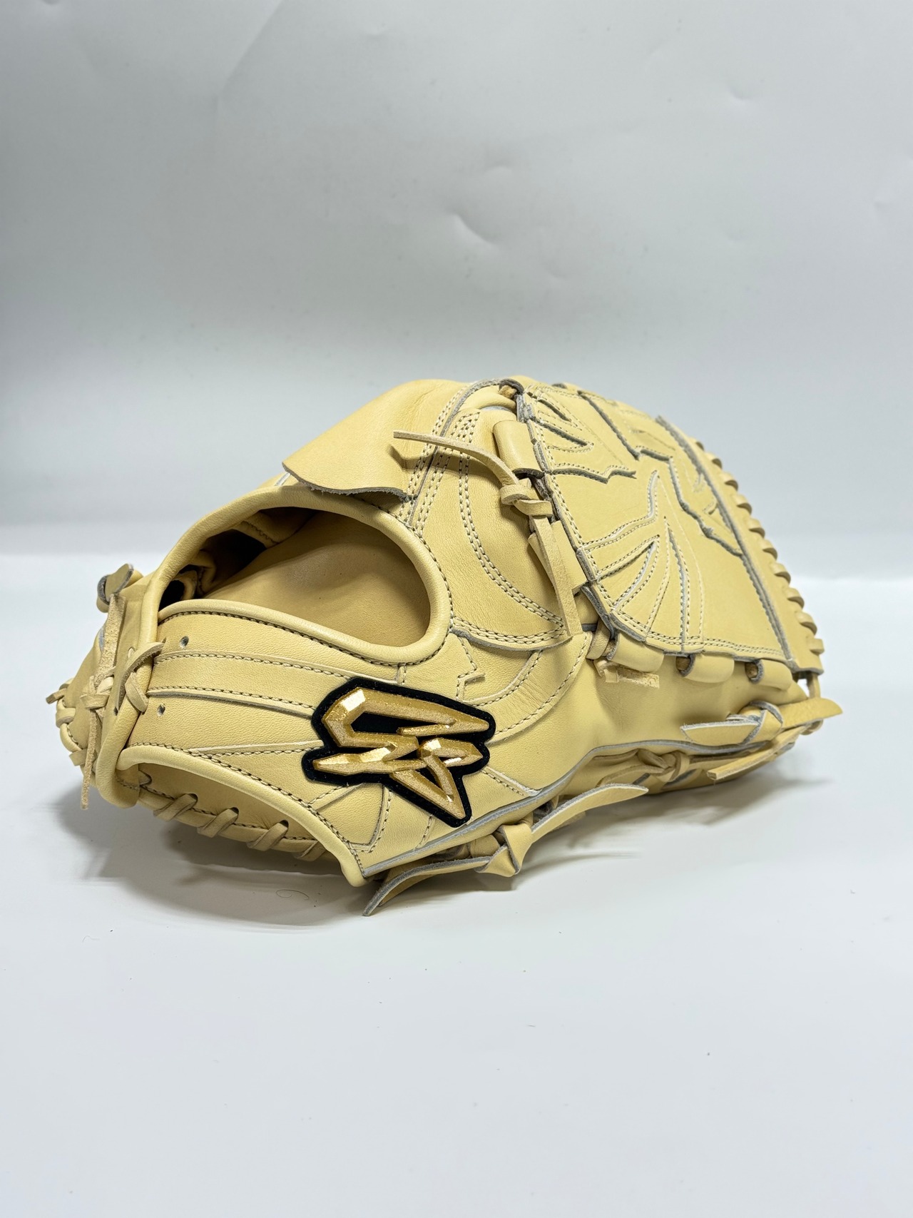 GS-ゴリラスポーツ　ハイグレードモデル　硬式仕様　右投げ用　EX-004型　キャメル×キャメル　ゴールドラバーラベル・画像2