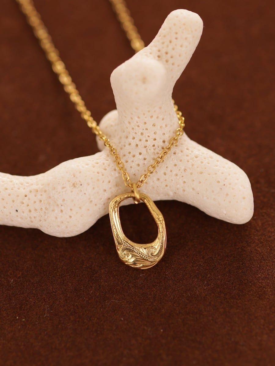 316L hawaiian hua necklace #n65