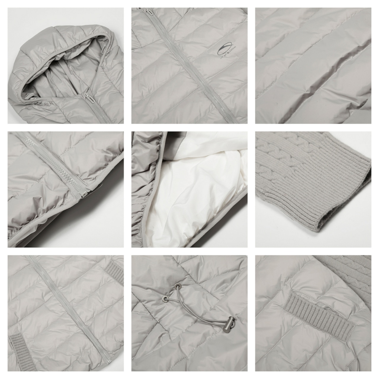 【暖かさUP】ストリート ニットスリーブダウンジャケット T1998