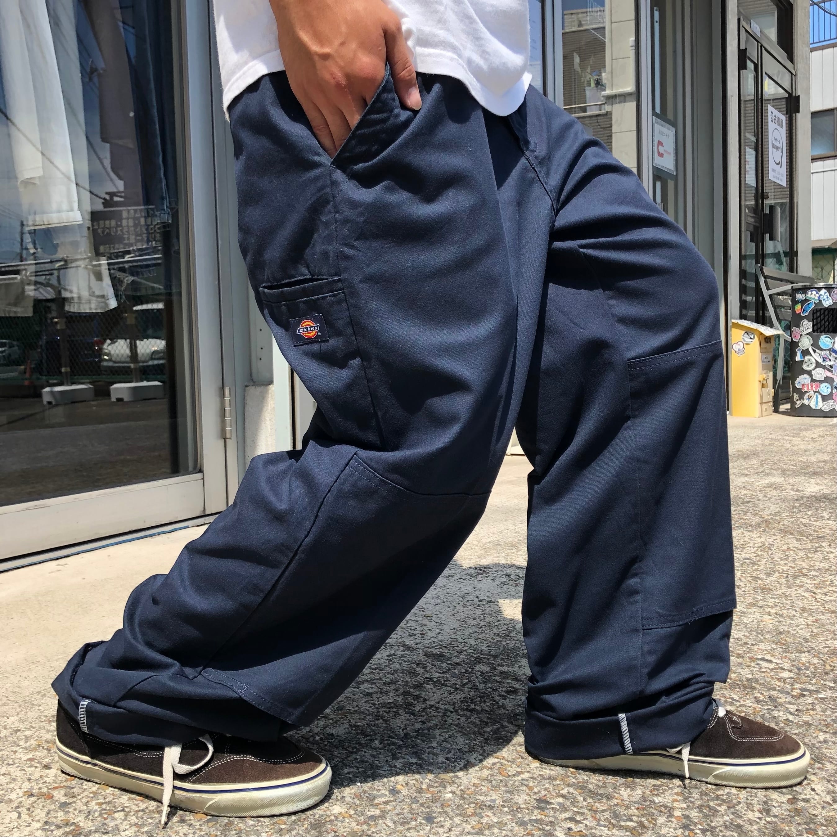 新品 廃番 希少 デッドストック 90s Dickies ダブルニー W36