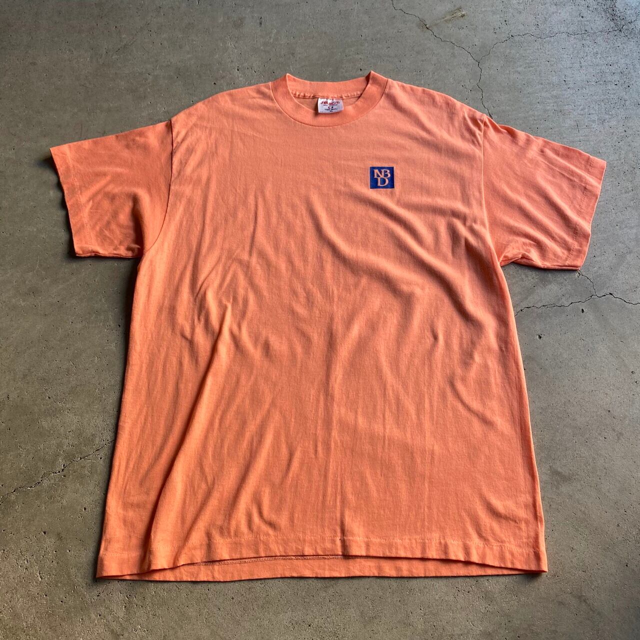 USA製 90年代 ネオンカラー オレンジ ワンポイント 企業ロゴ プリントTシャツ メンズXL レディース 古着 シングルステッチ 90s ヴィンテージ ビンテージ【Tシャツ】【PD20】【AN20】 | cave 古着屋【公式】古着通販サイト