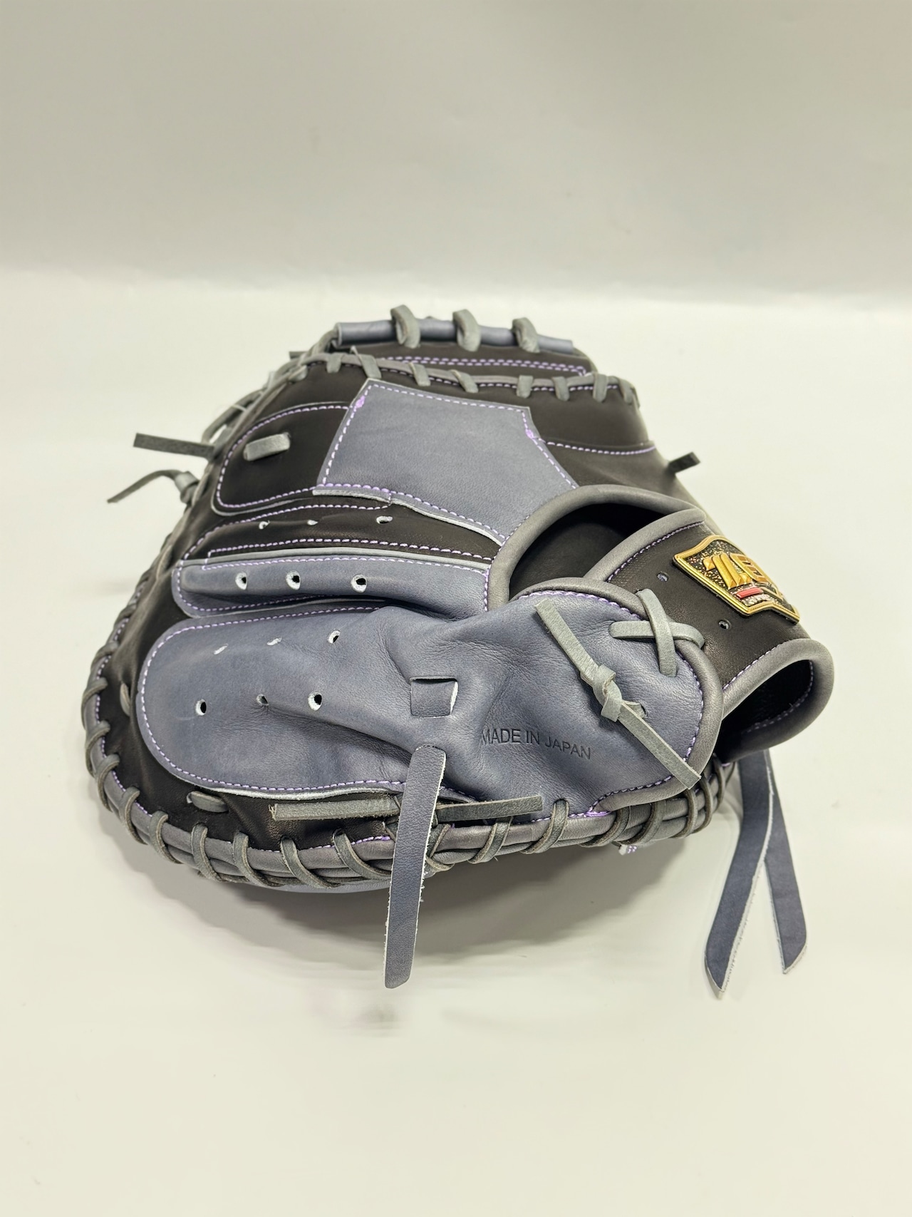 ZETT PROSTATUSｰゼットプロステイタス　michii supreme order 硬式グローブ　ゼットミチイオリジナルグラブ　右投げ用　272型　森モデル　ブラック/ダークグレー×ダークグレー・画像3