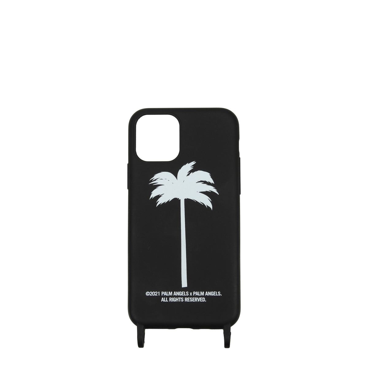 【新品】PALM ANGELS パームエンジェルス メンズ iPhoneケース ポリプロピレン ブラック PMPA033S21PLA0011001