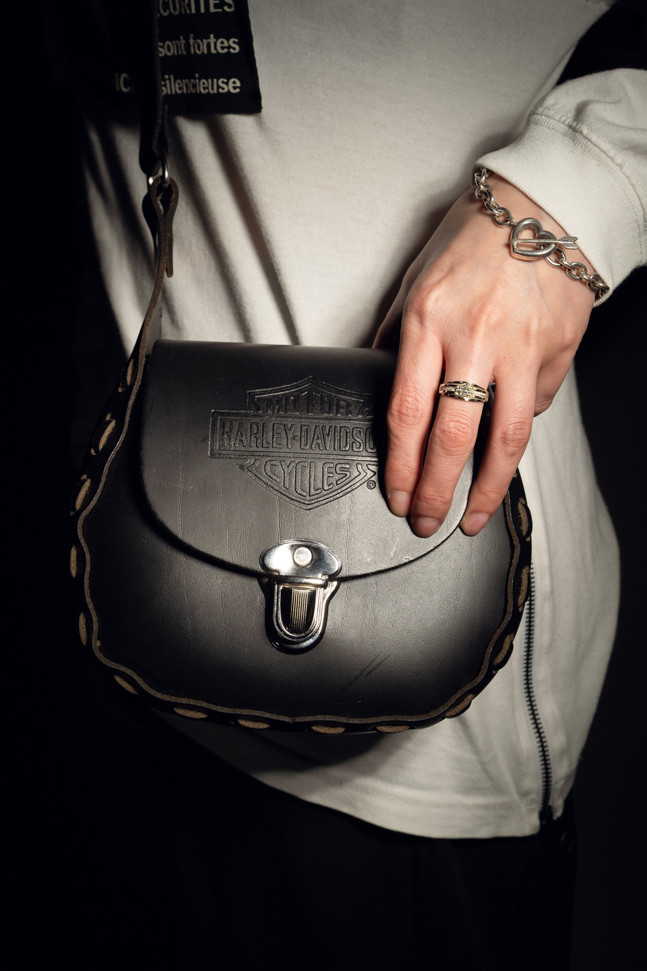 Harley-Davidson Official Bar & Shield Leather Bag