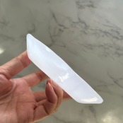 ピンクカルサイト*ハート皿*天然石*天然石インテリア*置き物*H11