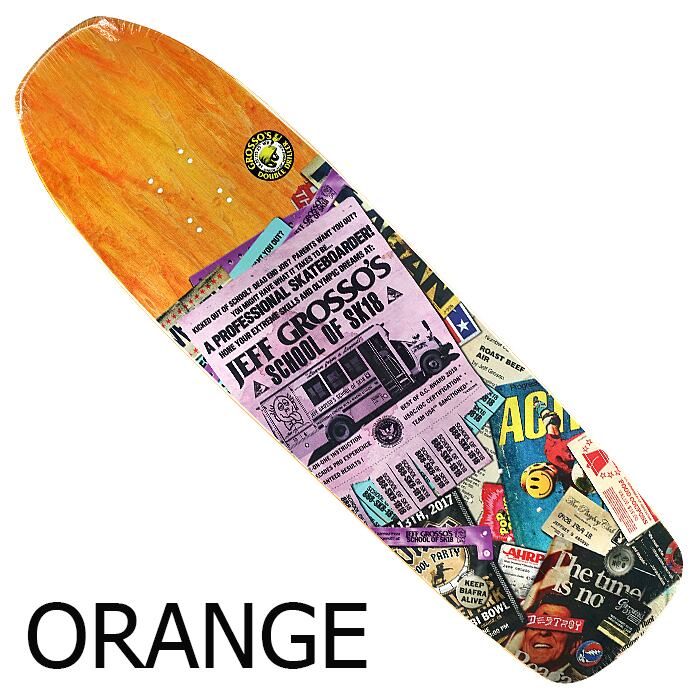 ANTIHERO GROSSO ONE-OFF'SCHOOL OF SK-18' 9.25inch DECK スケート