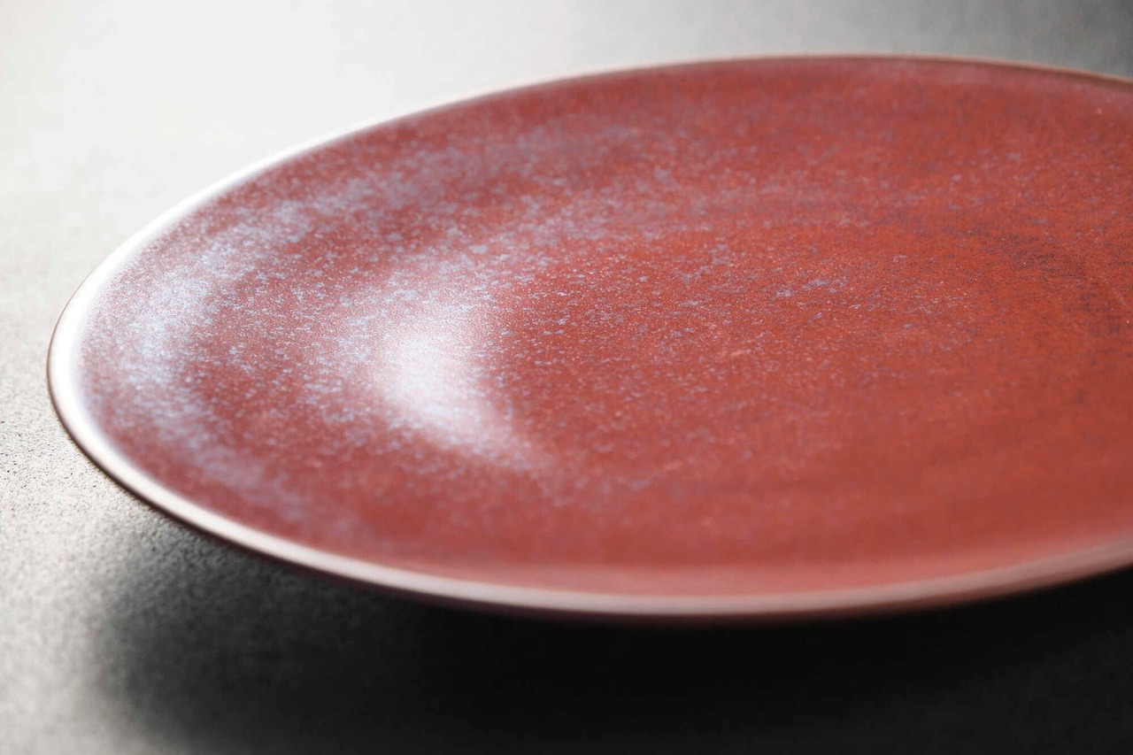 MORIYAMA チタニウムレッド フラットプレート φ16.0cm
