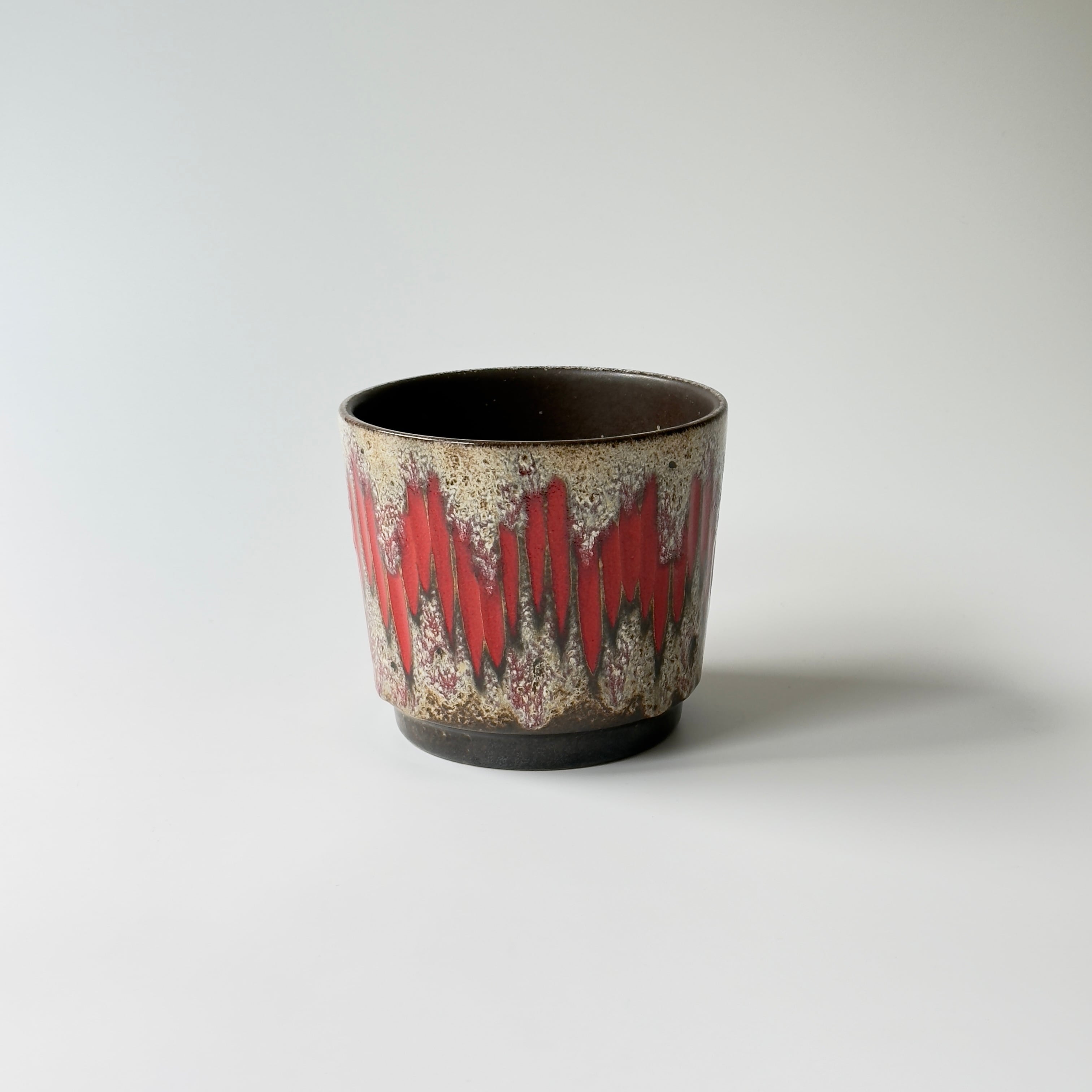 ※１点もの Fat Lava 植木鉢 Fohr Keramik 1960年代 1点もの Fat Lava 植木鉢 Fohr Keramik 1960年代 1点もの Fat Lava 植木鉢