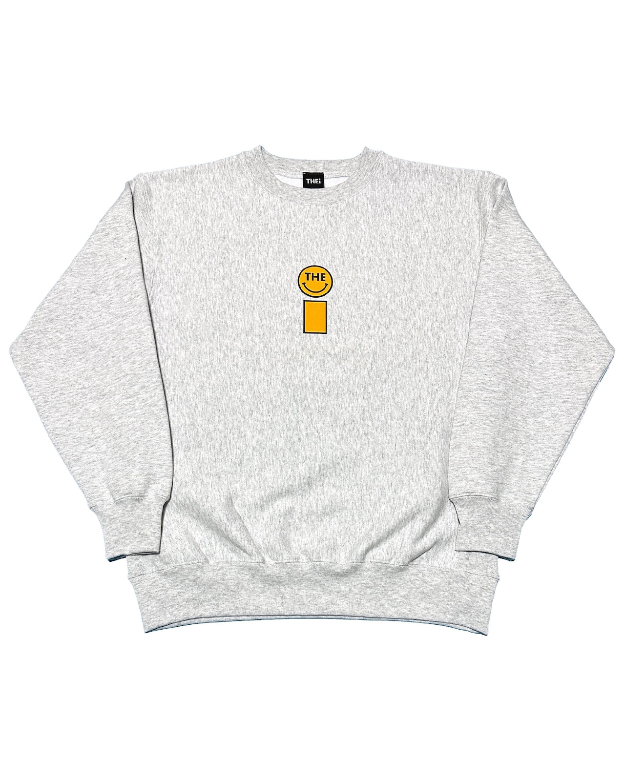 SMILEY HEAVY WEIGHT SWEAT SHIRT - GRAY