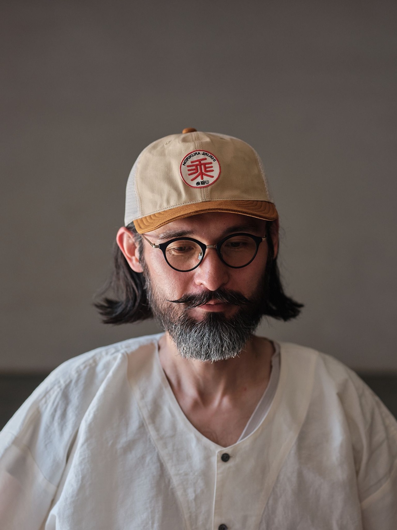 乘鞍印 メッシュキャップ(乘ワッペン)