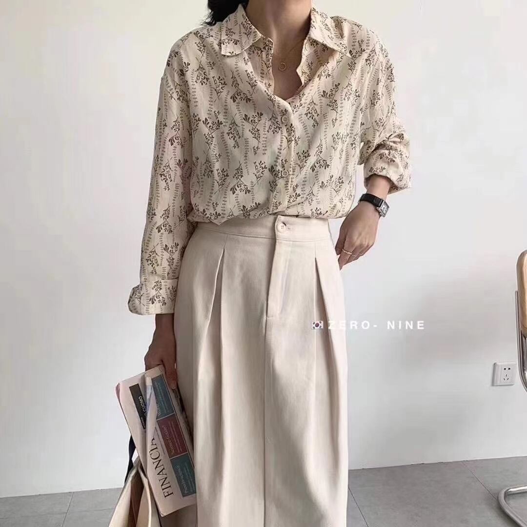 花柄ブラウス　AJ2205-D16