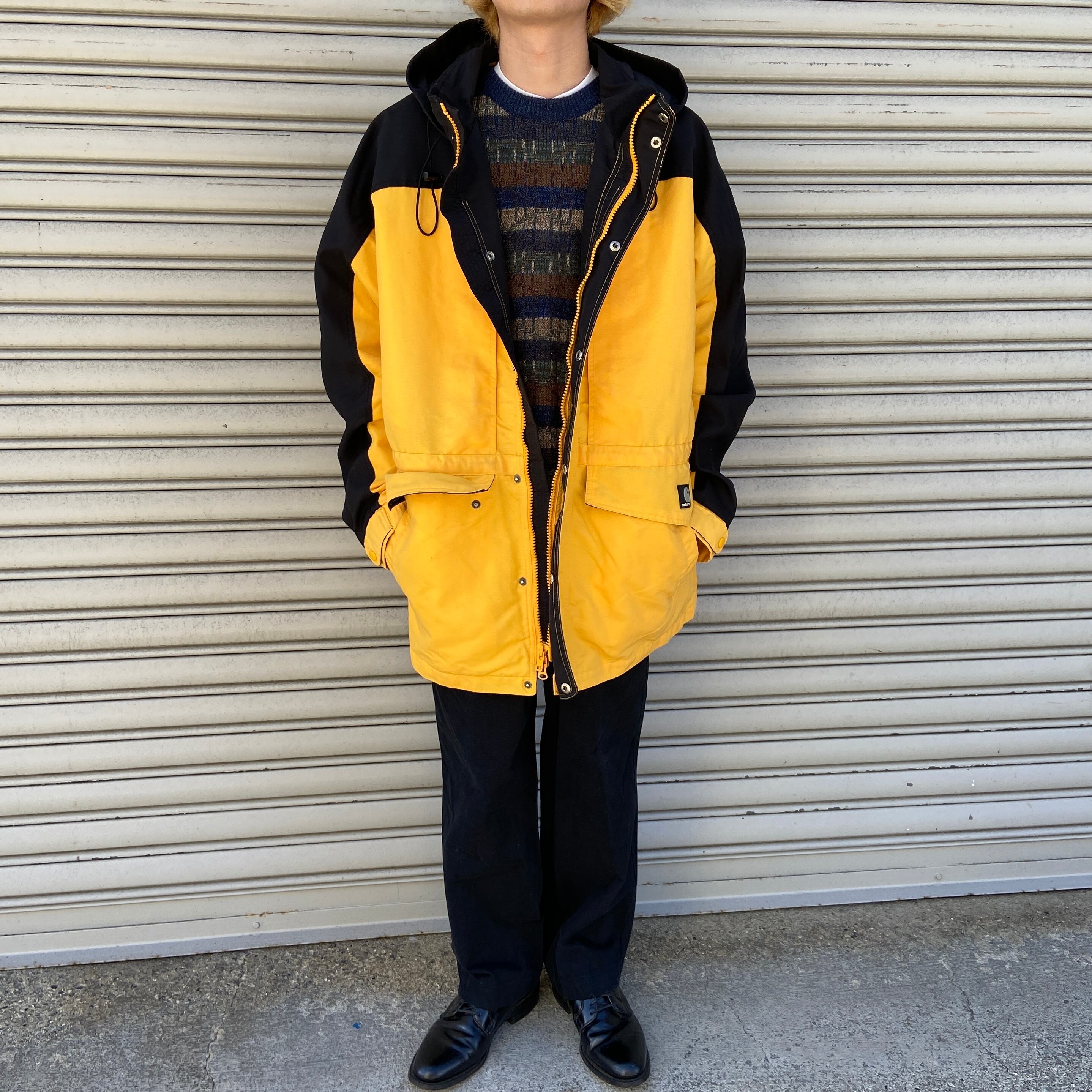 送料無料』90s carhartt カーハート マウンテンパーカー ナイロン