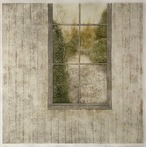 岩切裕子「ある夏の終わりに」 IWAKIRI Yuko, woodcut print, sheet thumbnail 1