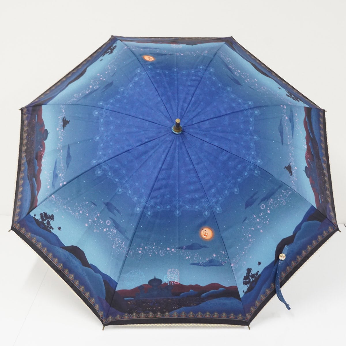 日傘 アラジン USED品 晴雨兼用 マジカルナイト ディズニー UV 遮光