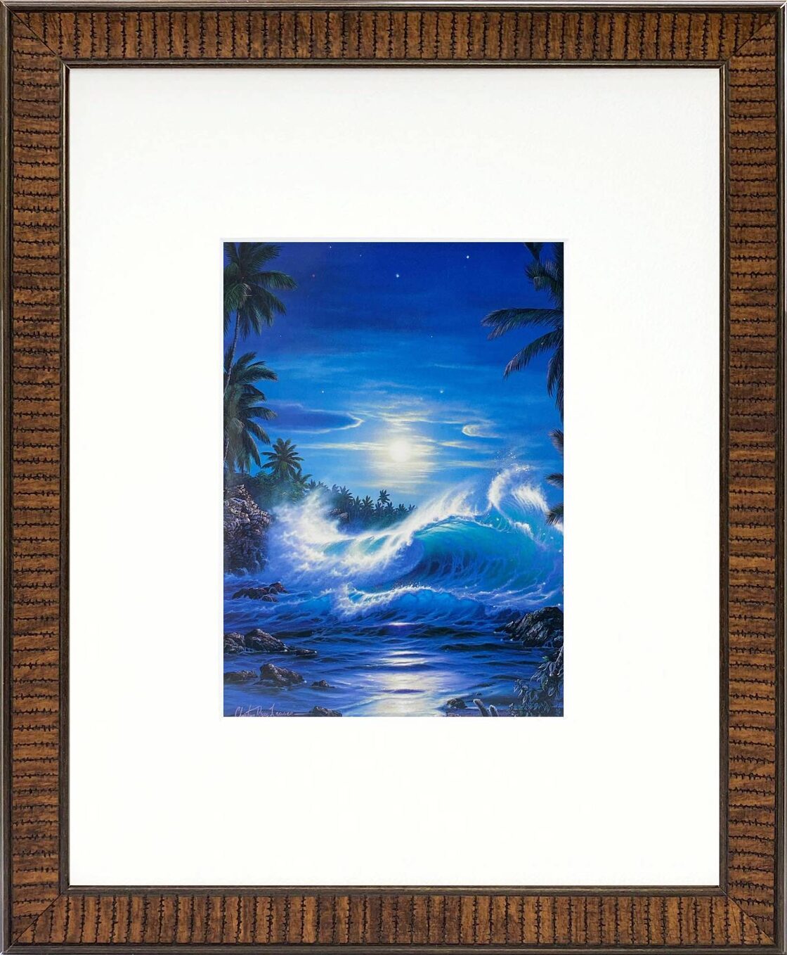 ラッセン ミニアート「マウイ ムーン」額縁 2種展開 絵画 インテリア 
