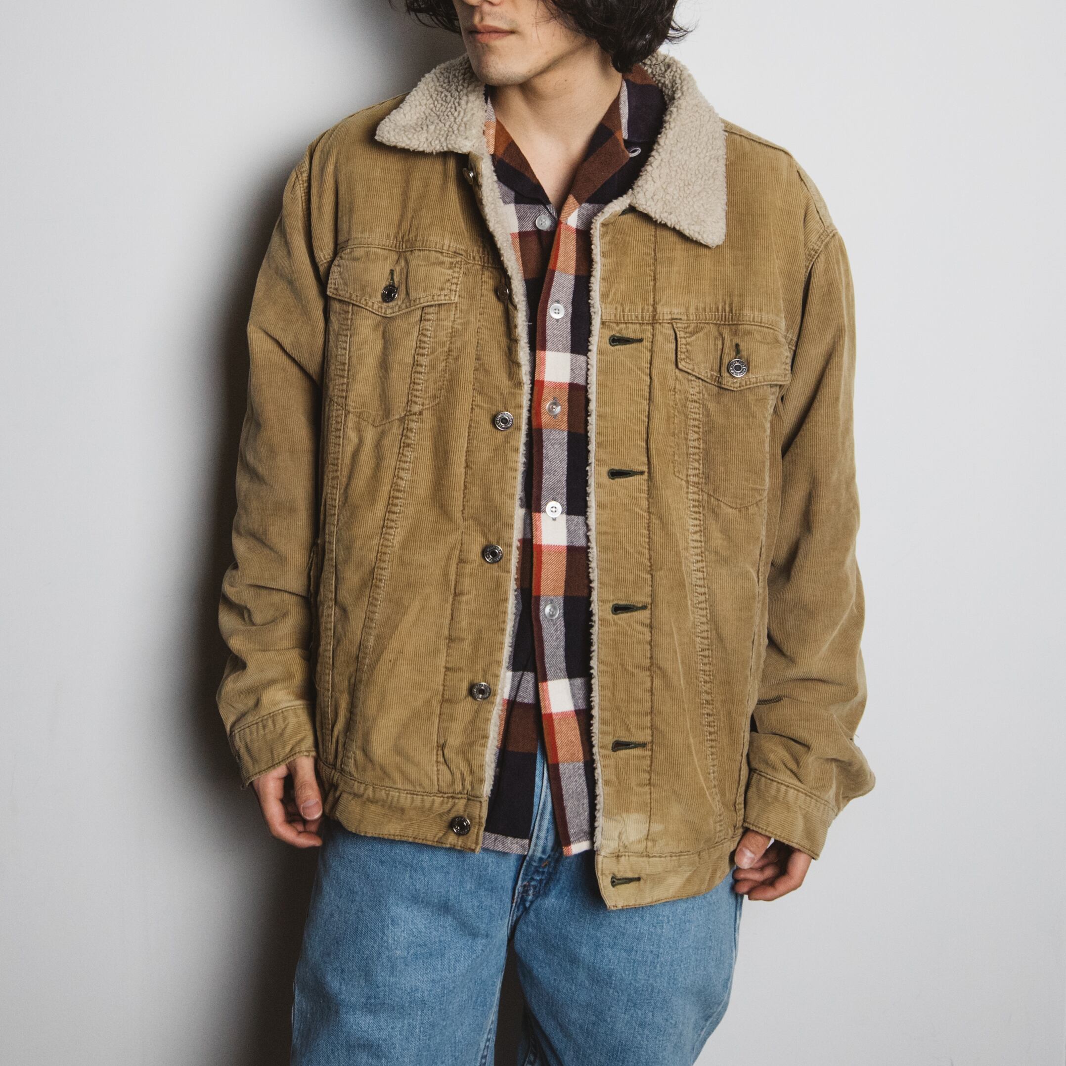 GAP コーデュロイボアジャケット ライトブラウン【1211A21 GAP コーデュロイボアジャケット ライトブラウン【1211A21