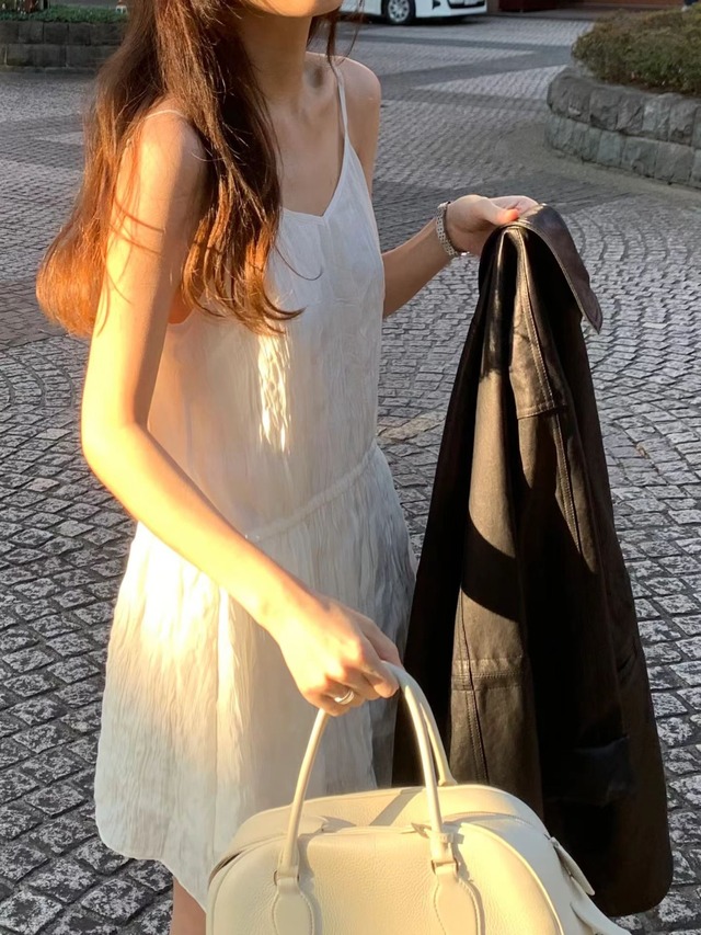 (予約) ounce / Page cotton onepiece 2color