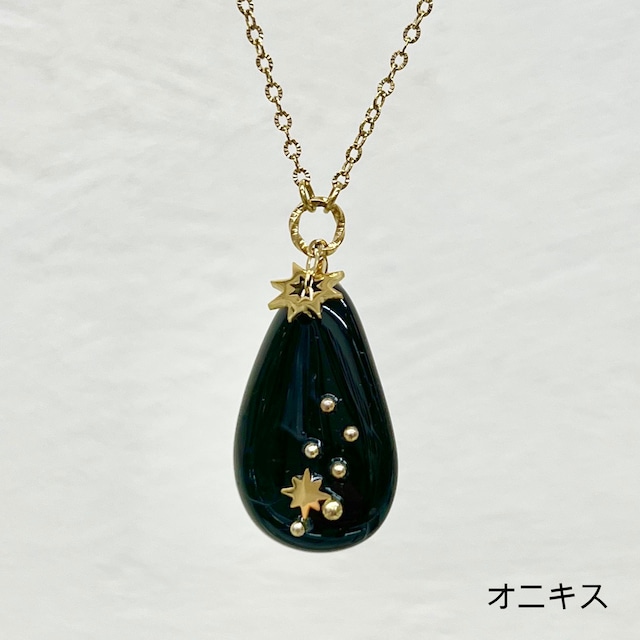 ☆ SALE ☆【ikita Paris】 ネックレス 天然石 オニキス S-IKN0089