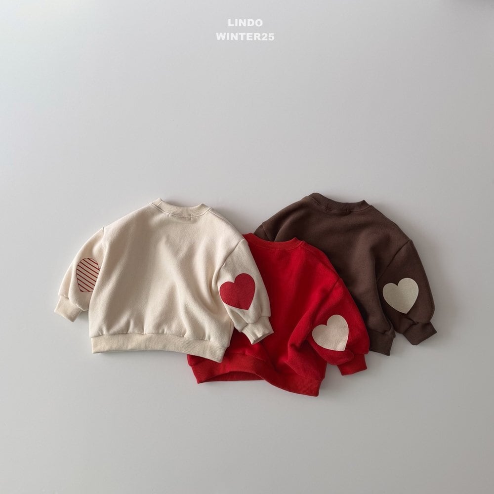 【予約商品】 heart sweatshirt