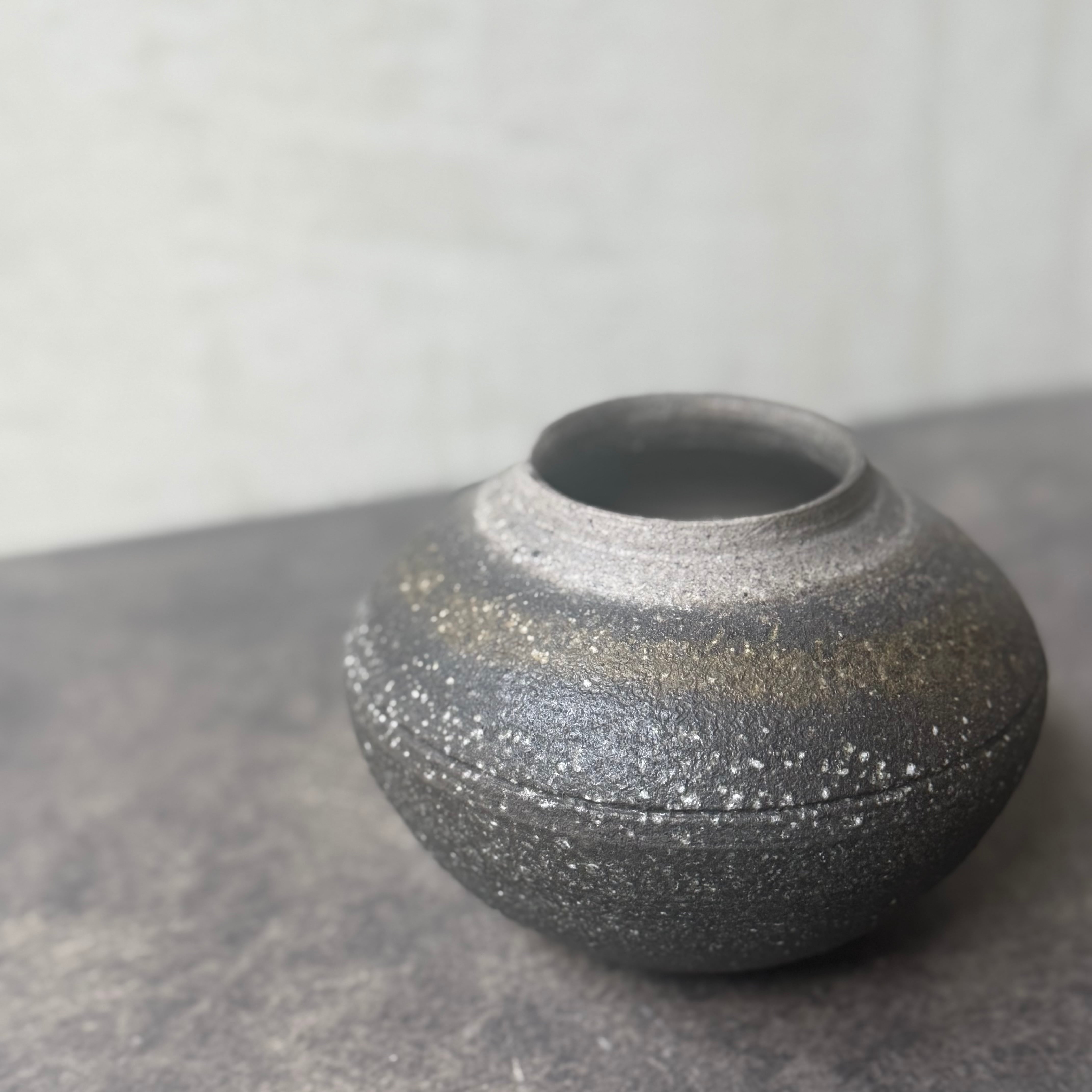 清水善行 須恵丸底壺 | gallery 一白