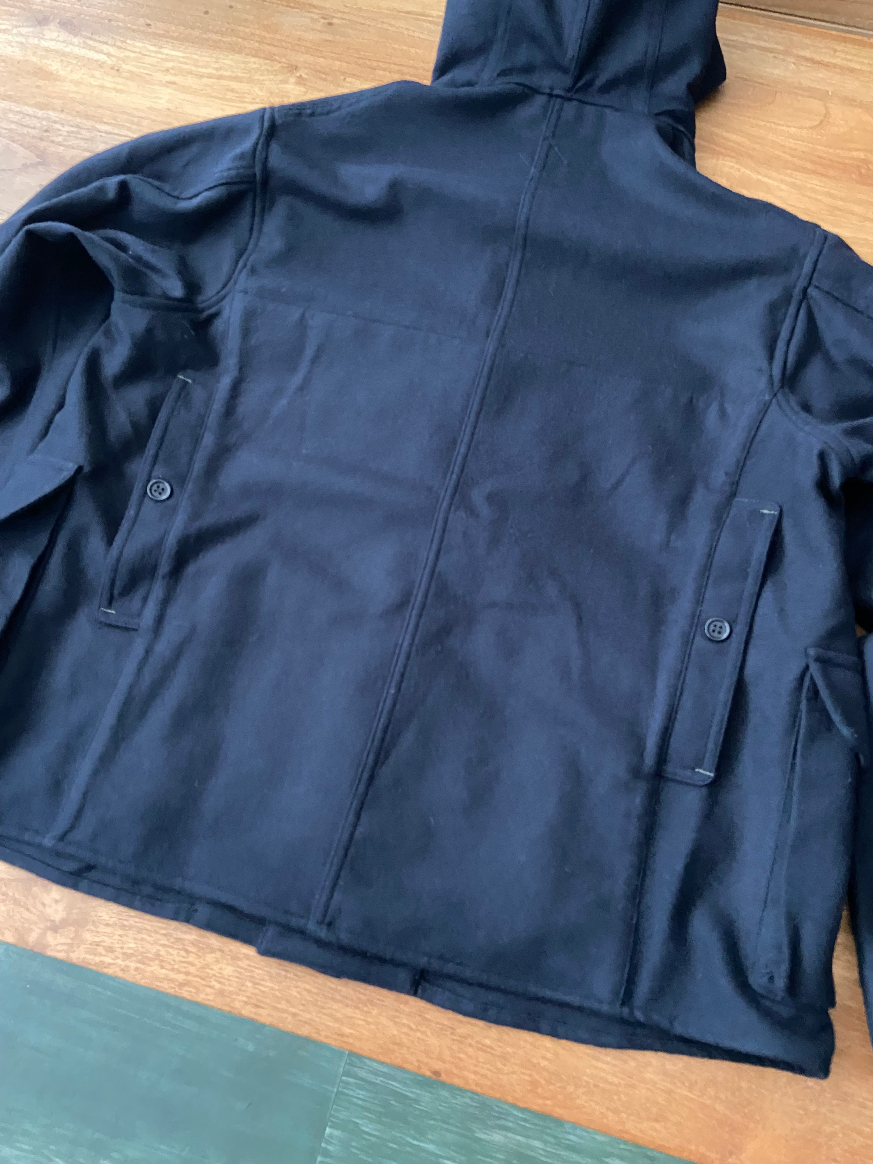 THE CORONA UTILITY / CJ045 / HOODED MACY / COMBAT FLANNEL - NAVY