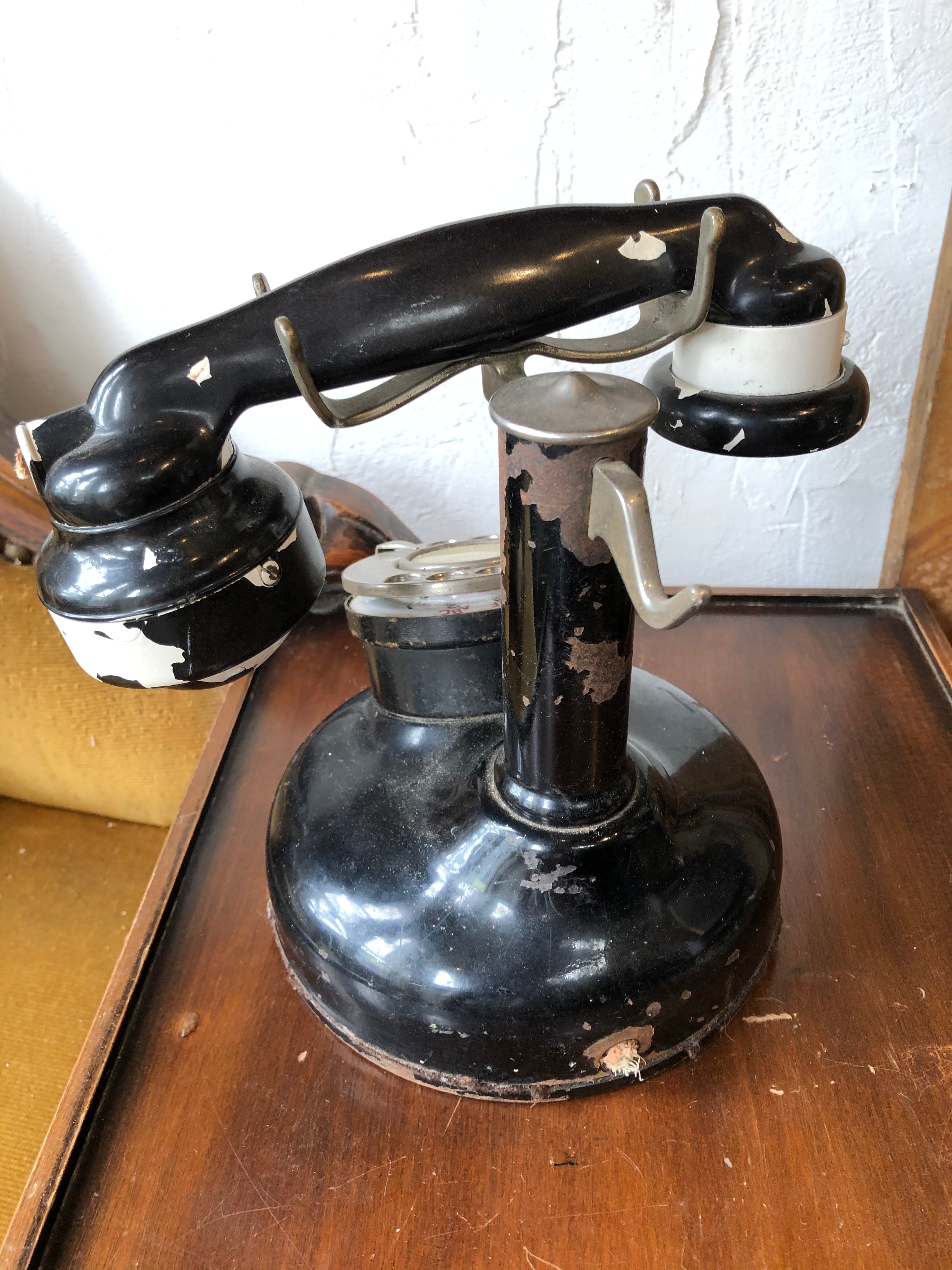フランスアンティーク レトロな黒電話 | Brocante de La Cocotte