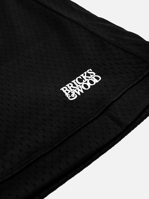 BRICKS & WOOD | Mesh Logo Basketball Shorts / Black