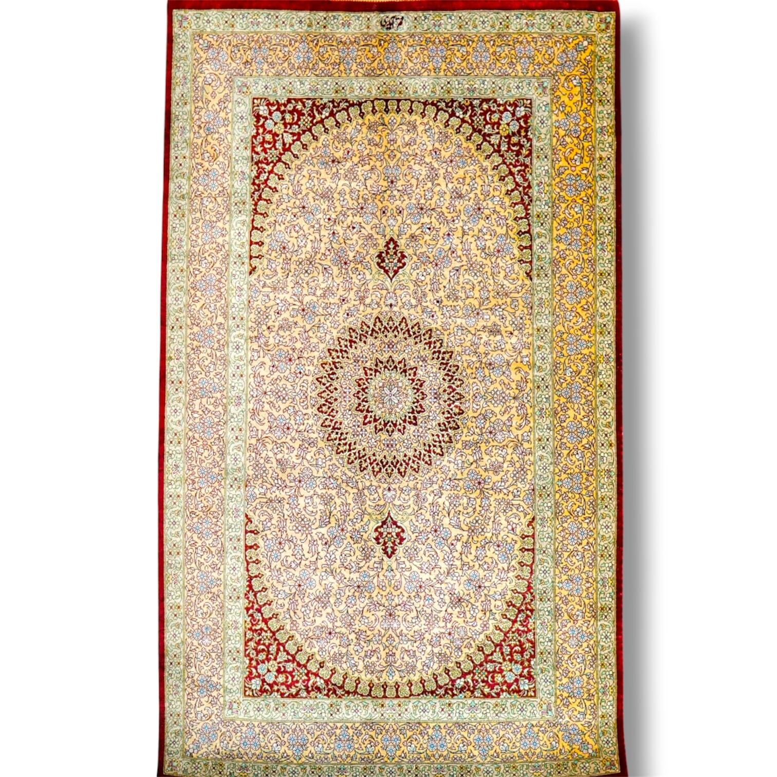 ペルシャ手織り絨毯 オールド ハマダン産 293×197cm マヒデザイン
