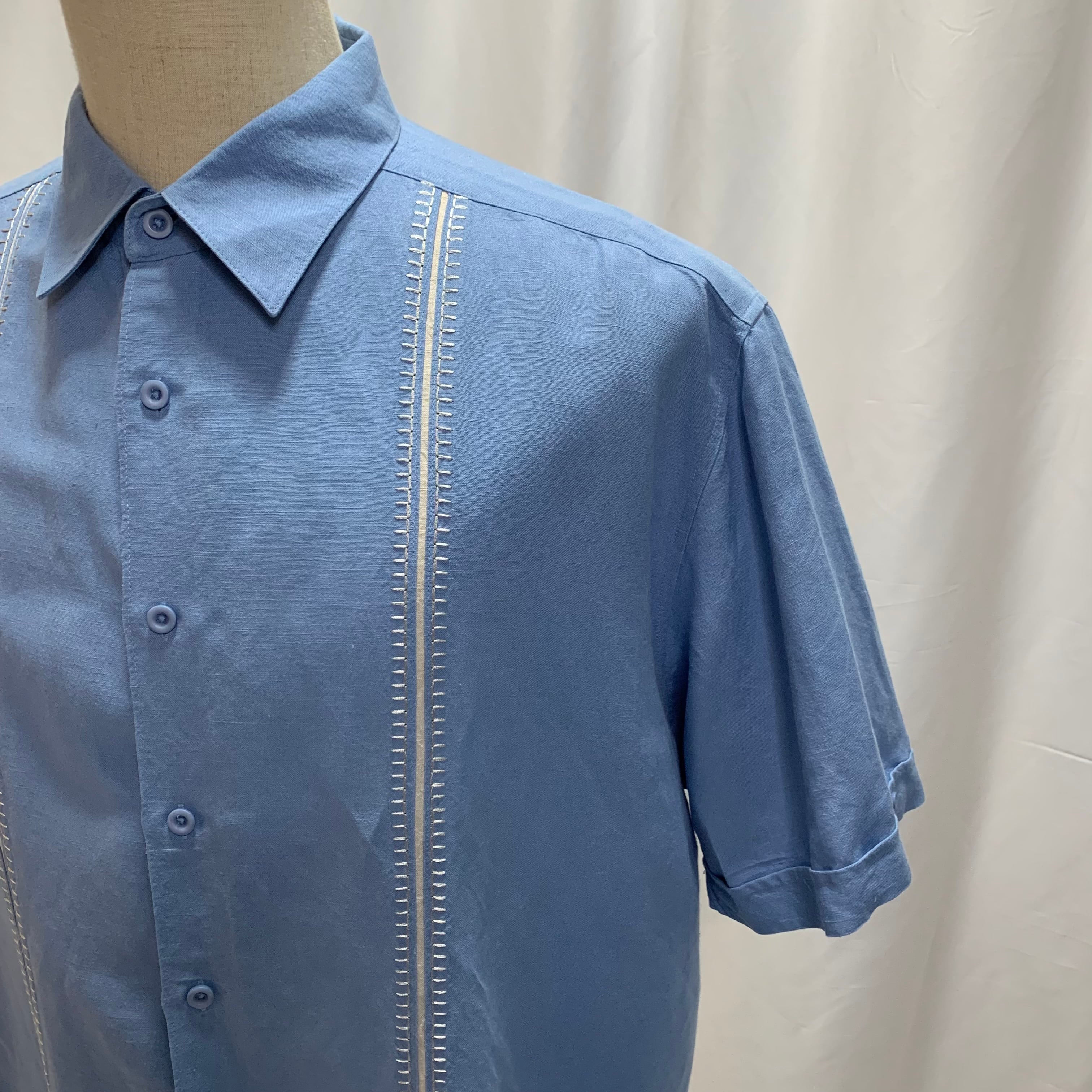6539 CUBAVERA キューバシャツ 刺繍 半袖シャツ XXL | San Fernando
