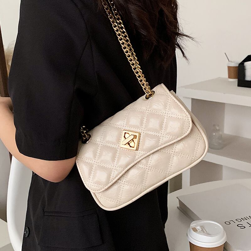 レディースチェーン スクウェア 手作りハンドバック58215009213